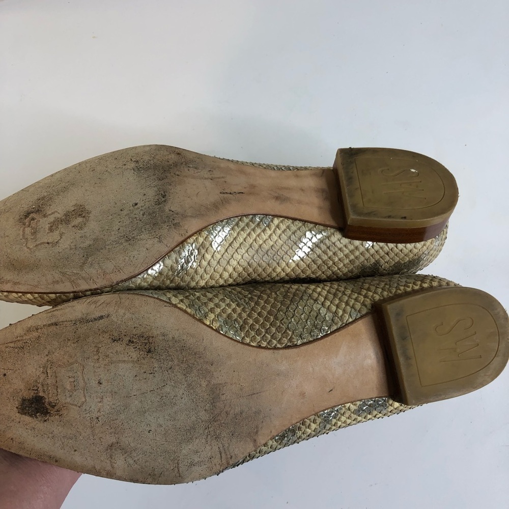Stuart Weizmann | Snakeskin Flats - Picture 4 of 4